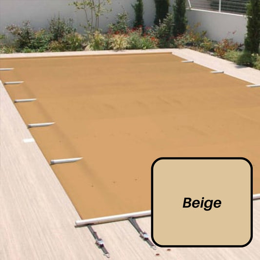 Bâche à Barres Piscine Beige