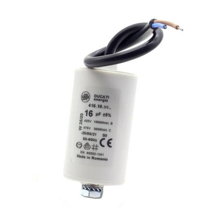 Condensateur Kaercher Piscine Condensateur 16µF 425V/450V/475V Pour Moteur Monophasé - Compatible Kärcher, Pompe Piscine, Porte Garage | DUCATI Condensateur Moteur 16uf 450v Condensateur Kaercher Piscine Condensateur 16µF 425V/450V/475V Pour Moteur Monophasé - Compatible Kärcher, Pompe Piscine, Porte Garage | DUCATI Condensateur Moteur 16uf 450v