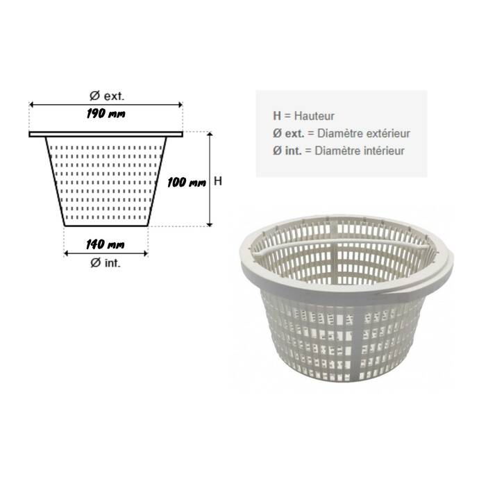 Panier Skimmer Piscine