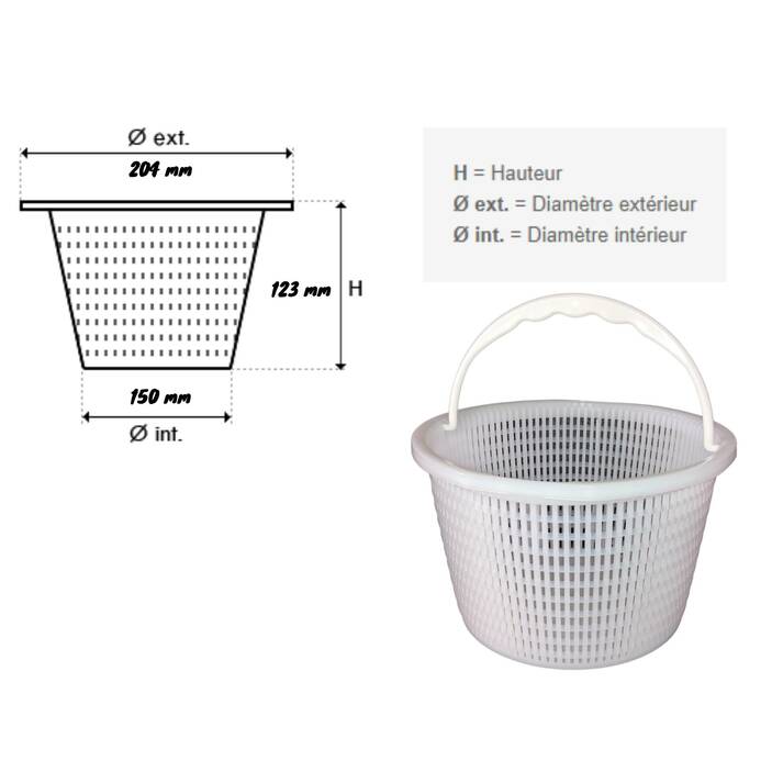 Panier Skimmer Piscine