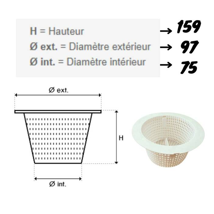 Panier Skimmer Piscine